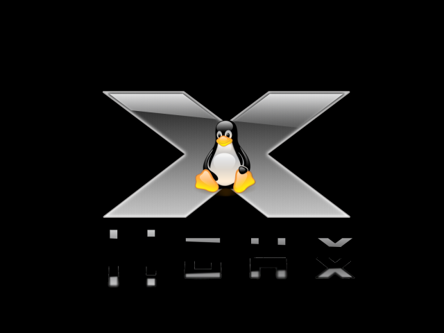 wallpaper linux. Tux Linux - 640x480 - 54KB